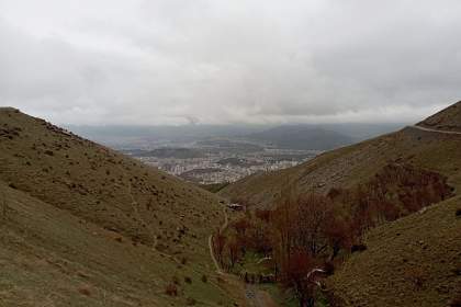 طبیعت زیبای سنندج پس از یک روز بارانی